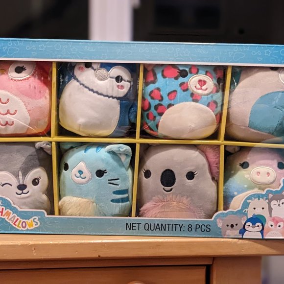 COLLECTOR'S EDITION Animal Plush KellyToy Squishmallows 8-Pack Box Set - RARE - Picture 3 of 3